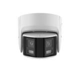 HikVision 4 MP Panoramic AcuSense Fixed Turret Network Camera, 2.8 mm, F1.6, IR up to 30m, H.265+, IP67, 120 dB WDR, built-in microphone, built-in speaker, built-in memory card slot (up to 512 GB), 12Vdc/PoE 12.5W