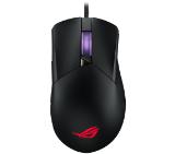 Asus ROG Gladius III Wired Gaming Mouse, 19K Optical Sensor, 19,000 DPI, 6 Programmable Buttons, RGB Lighting, ROG Switch Socket Design, Swappable Switches, Ergonomic, Black