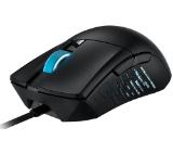 Asus ROG Gladius III Wired Gaming Mouse, 19K Optical Sensor, 19,000 DPI, 6 Programmable Buttons, RGB Lighting, ROG Switch Socket Design, Swappable Switches, Ergonomic, Black