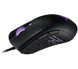 Asus ROG Gladius III Wired Gaming Mouse, 19K Optical Sensor, 19,000 DPI, 6 Programmable Buttons, RGB Lighting, ROG Switch Socket Design, Swappable Switches, Ergonomic, Black
