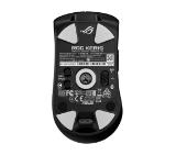 Asus ROG Keris Wireless AimPoint Gaming Mouse, Tri-mode connectivity (2.4GHz RF, Bluetooth, Wired), 36000 DPI sensor, 5 programmable buttons, ROG SpeedNova, Replaceable switches, Paracord cable, Black