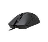 Asus TUF Gaming M4 Air Wired Gaming Mouse, 16,000 DPI Sensor, 6 Programmable Buttons, Ultralight Air Shell, IPX6 water resistance, ASUS Antibacterial Guard, TUF Gaming Paracord, pure PTFE feet, Black