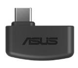 Asus TUF Gaming H3 Wireless Headset (Discord Certified Mic, 7.1 Surround Sound, 50mm Drivers, Lightweight, 15 Hour Battery Life, 2.4 GHz via USB-C, For PC, PS5, Switch and Mobile Devices), Black