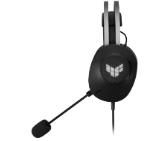 AsusTUF Gaming H1 Gen II Headset (Lightweight 297-g, wired USB-A connection, 40 mm Drivers, Virtual 7.1 Surround Sound, Team-Speak Certified Mic, Durable Ear Cushions, For PC, PS5),Black