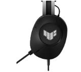 AsusTUF Gaming H1 Gen II Headset (Lightweight 297-g, wired USB-A connection, 40 mm Drivers, Virtual 7.1 Surround Sound, Team-Speak Certified Mic, Durable Ear Cushions, For PC, PS5),Black
