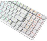 Asus ROG Strix Scope II 96 Wireless Gaming Keyboard, Tri-Mode Connection, Dampening Foam & Switch-Dampening Pads, Hot-Swappable Pre-lubed ROG NX Snow Mechanical Switches, PBT Keycaps, RGB-White