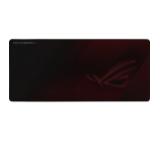 Asus ROG SCABBARD II is extended gaming mouse pad with protective nano-coating for a water-, oil-and dust-repellant surface, with anti-fray, flat-stitched edges and a non-slip rubber base