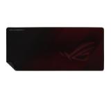 Asus ROG SCABBARD II is extended gaming mouse pad with protective nano-coating for a water-, oil-and dust-repellant surface, with anti-fray, flat-stitched edges and a non-slip rubber base