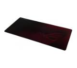 Asus ROG SCABBARD II is extended gaming mouse pad with protective nano-coating for a water-, oil-and dust-repellant surface, with anti-fray, flat-stitched edges and a non-slip rubber base