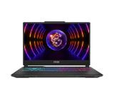 MSI Cyborg 15 A13UCK, i7-13620H (10C/16T, up to 4.90GHz, 24 MB), RTX 3050 4GB GDDR6, 15.6" FHD (1920x1080), 144Hz, IPS-Level, 16GB DDR5 2x8 5200MHz, 512GB PCIe Gen4x4  SSD, Intel WiFi 6E, BT v5.3, 4-Zone RGB Gaming Keyboard, NO OS, 3 cell, 1.98 kg