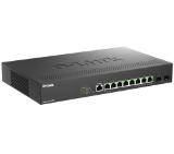 D-Link 8-Port 2.5G Base-T PoE and 2-port 10G SFP+ Smart Managed Switch