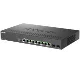 D-Link 8-Port 2.5G Base-T PoE and 2-port 10G SFP+ Smart Managed Switch