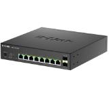 D-Link 8-Port 2.5G Base-T PoE, 2-port 10G SFP+ and 2x 10G RJ45 port Smart Managed Switch