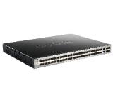 D-Link 48 SFP ports Layer 3 Stackable Managed Gigabit Switch with 2x10GBASE-T ports and 4xSFP+ ports
