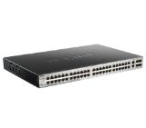 D-Link 48x10/100/1000BASE-T ports Layer 3 Stackable Managed Gigabit Switch with 2x10GBASE-T ports and 4xSFP+ ports