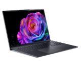 Acer Swift GO 16, SFG16-61-R418, AMD Ryzen 7 350 with AI (Up to 5.0GHz, 16MB), 16” WUXGA+ OLED 120Hz, Adobe&DCI-P3 100%, 1*32GB DDR5, 1024GB PCIe NVMe SSD, AMD Radeon 860M, QHD IR cam, WIFI7+BT, Win 11 Home,Titanium Gray