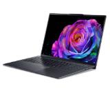 Acer Swift GO 16, SFG16-61-R418, AMD Ryzen 7 350 with AI (Up to 5.0GHz, 16MB), 16” WUXGA+ OLED 120Hz, Adobe&DCI-P3 100%, 1*32GB DDR5, 1024GB PCIe NVMe SSD, AMD Radeon 860M, QHD IR cam, WIFI7+BT, Win 11 Home,Titanium Gray