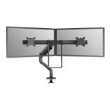 Neomounts Next One Desk Mount, double display crossbar (topfix clamp/grommet)