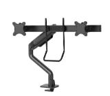 Neomounts Next One Desk Mount, double display crossbar (topfix clamp/grommet)