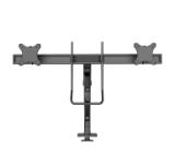 Neomounts Next One Desk Mount, double display crossbar (topfix clamp/grommet)
