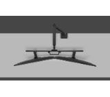 Neomounts Next One Desk Mount, double display crossbar (topfix clamp/grommet)