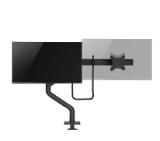 Neomounts Next One Desk Mount, double display crossbar (topfix clamp/grommet)