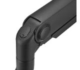 Neomounts Next One Desk Mount, double display crossbar (topfix clamp/grommet)