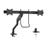 Neomounts Next One Desk Mount, double display crossbar (topfix clamp/grommet)