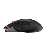 Asus ROG Chakram X Origin Gaming Mouse, Tri-mode connectivity (2.4GHz RF, Bluetooth, Wired), 36000 DPI sensor, 11 programmable buttons, Detachable joystick, Paracord cable, Black