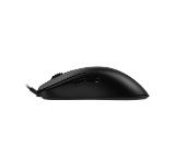 BenQ ZOWIE FK1+-C Mouse for Esports, Size XL, Edition C, 3360 sensor, 77g, DPI 400 / 800 / 1600 / 3200, Symmetrical design, Low profile, Reduced weight, Paracord cable, 24-step scroll wheel, Wired, Driverless, plug and play, inspired by Filip “NEO” Kubks