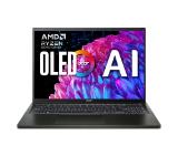 Acer Swift Edge SFE16-44-R72Z, AMD Ryzen 7 8840U with AI(up to 5.1GHz, 16MB), 16" 3.2K OLED 120Hz, WQXGA+(3200x2000), 32GB LPDDR5, 1024GB PCIe NVMe, AMD Radeon, MicroSD, QHDcam+mic, FPR, WiFi 6E, BT, KB Backlit, Win 11 Home, Black+Acer 7in1 Type C dongle