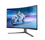 Philips Evnia 32M2C5500W, 31.5" Curved 1000R, Fast VA, WLED, 2560x1440@240Hz, 1ms GtG, 0.5ms MPRT, 500cd m/2, 4000:1, Mega Infinity DCR, Adaptive Sync, FlickerFree, Low Blue Mode, Tilt, Height Adjust, Swivel, 2xHDMI, 2xDP, USB hub