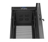 Lanberg rack cabinet 19" free-standing 32U/600X600 (FLAT PACK) with mesh door LCD black