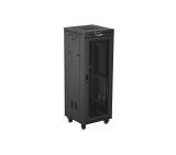 Lanberg rack cabinet 19" free-standing 32U/600X600 (FLAT PACK) with mesh door LCD black