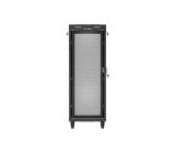 Lanberg rack cabinet 19" free-standing 32U/600X600 (FLAT PACK) with mesh door LCD black