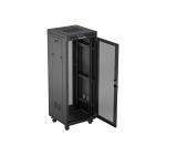 Lanberg rack cabinet 19" free-standing 32U/600X600 (FLAT PACK) with mesh door LCD black