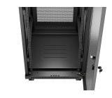 Lanberg rack cabinet 19" free-standing 32U/600X800 (FLAT PACK) with mesh door LCD black