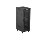 Lanberg rack cabinet 19" free-standing 32U/600X800 (FLAT PACK) with mesh door LCD black