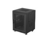 Lanberg rack cabinet 19" free-standing 15U/600X600 (FLAT PACK) with mesh door black