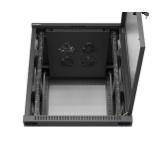 Lanberg rack cabinet 19" free-standing 15U/600X600 (FLAT PACK) with mesh door black