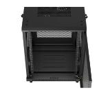 Lanberg rack cabinet 19" free-standing 15U/600X600 (FLAT PACK) with mesh door black