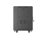 Lanberg rack cabinet 19" free-standing 15U/600X600 (FLAT PACK) with mesh door black