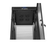 Lanberg rack cabinet 19" free-standing 37U/600X600 (FLAT PACK) with mesh door LCD black