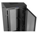 Lanberg rack cabinet 19" free-standing 37U/600X800 (FLAT PACK) with mesh door LCD black