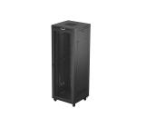 Lanberg rack cabinet 19" free-standing 47U/800X800 (FLAT PACK) with mesh door LCD black