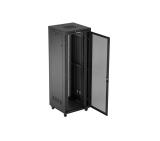 Lanberg rack cabinet 19" free-standing 47U/800X800 (FLAT PACK) with mesh door LCD black