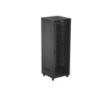 Lanberg rack cabinet 19" free-standing 47U/800X800 (FLAT PACK) with mesh door LCD black