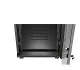 Lanberg rack cabinet 19" free-standing 32U/600X1000 (FLAT PACK) with glass door LCD black