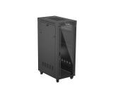 Lanberg rack cabinet 19" free-standing 32U/600X1000 (FLAT PACK) with glass door LCD black