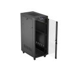 Lanberg rack cabinet 19" free-standing 32U/600X1000 (FLAT PACK) with glass door LCD black